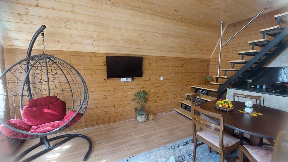 اجاره کلبه سوئیسی دوبلکس در روستای طالب آباد بندر انزلی