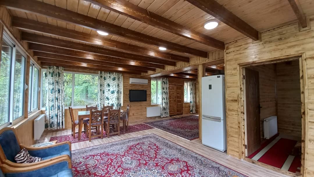 اجاره کلبه سوئیسی با جکوزی در روستای لیماکش - آرش