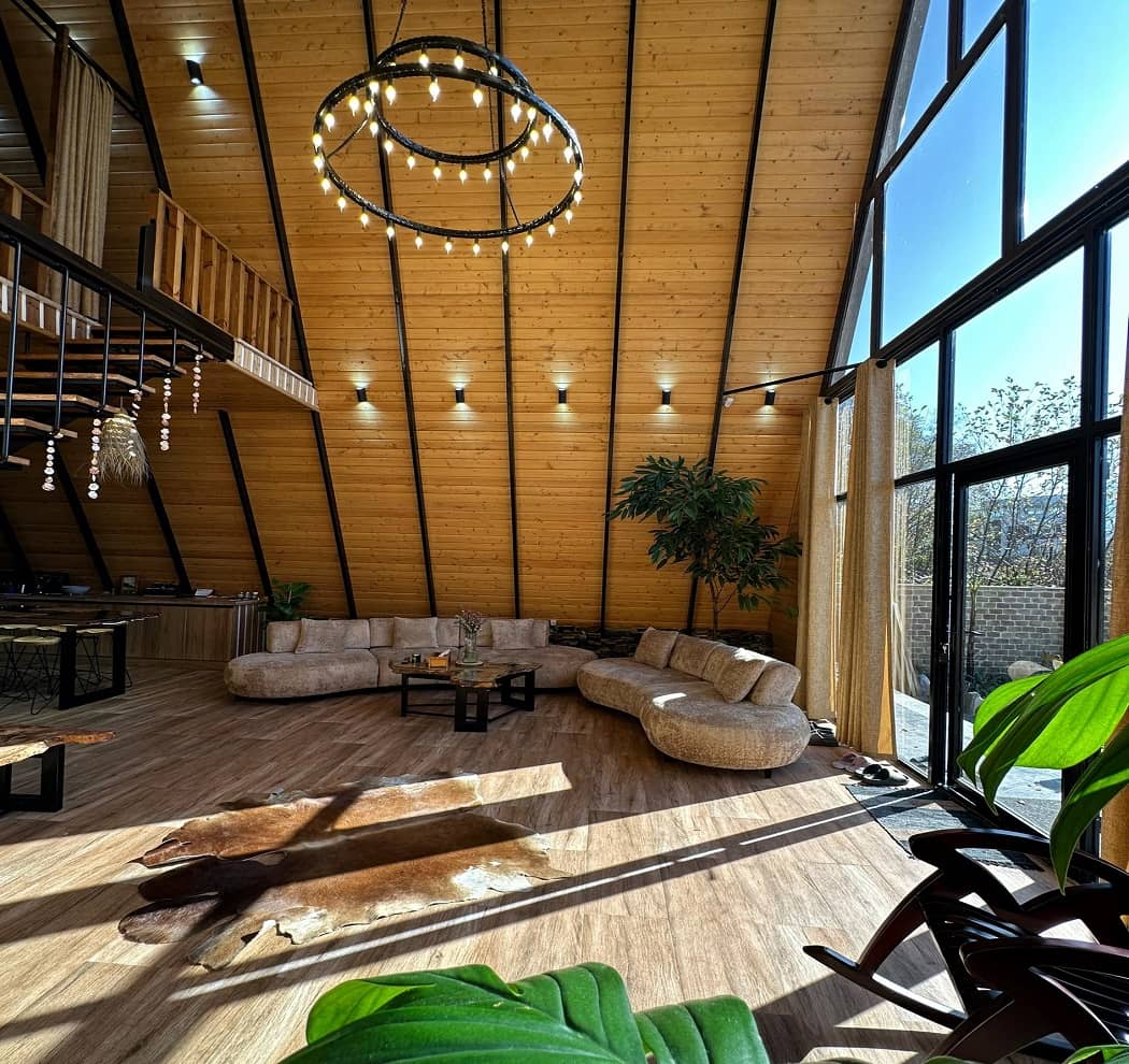 اجاره کلبه سوئیسی با جکوزی در سلمان شهر