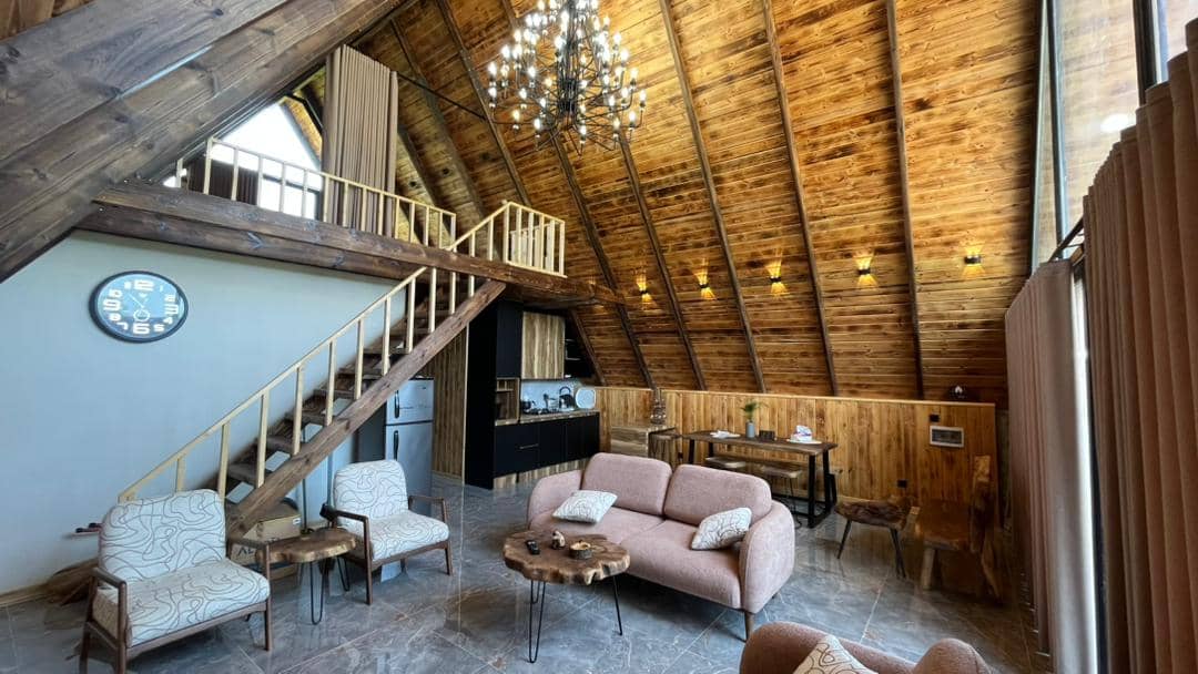 اجاره کلبه سوئیسی جنگلی در چالوس - هاوراز