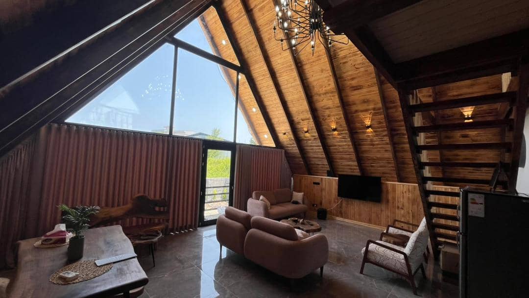 اجاره کلبه سوئیسی جنگلی در چالوس - هاوراز