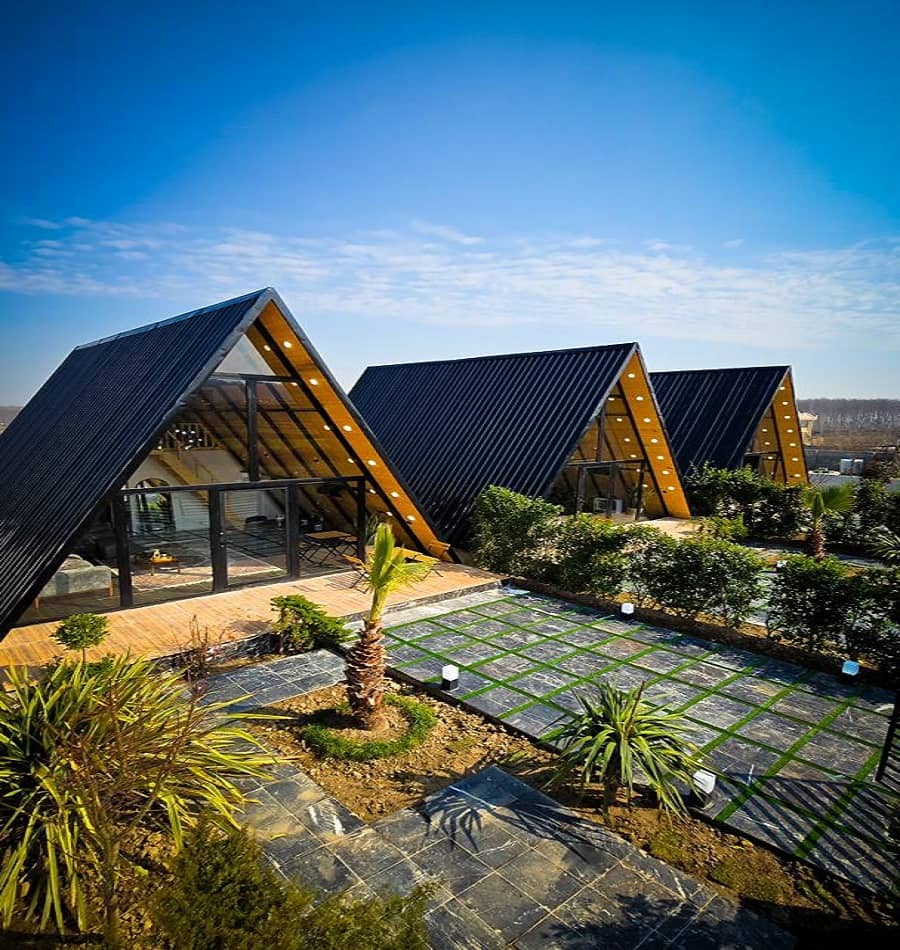 اجاره کلبه سوئیسی در روستای فولادکلا نور - گندم