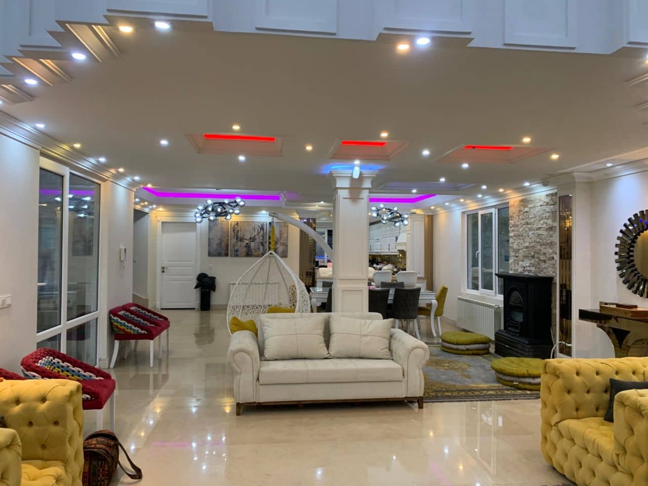 اجاره ویلا جنگلی با استخر سرپوشیده آبگرم در کلاردشت