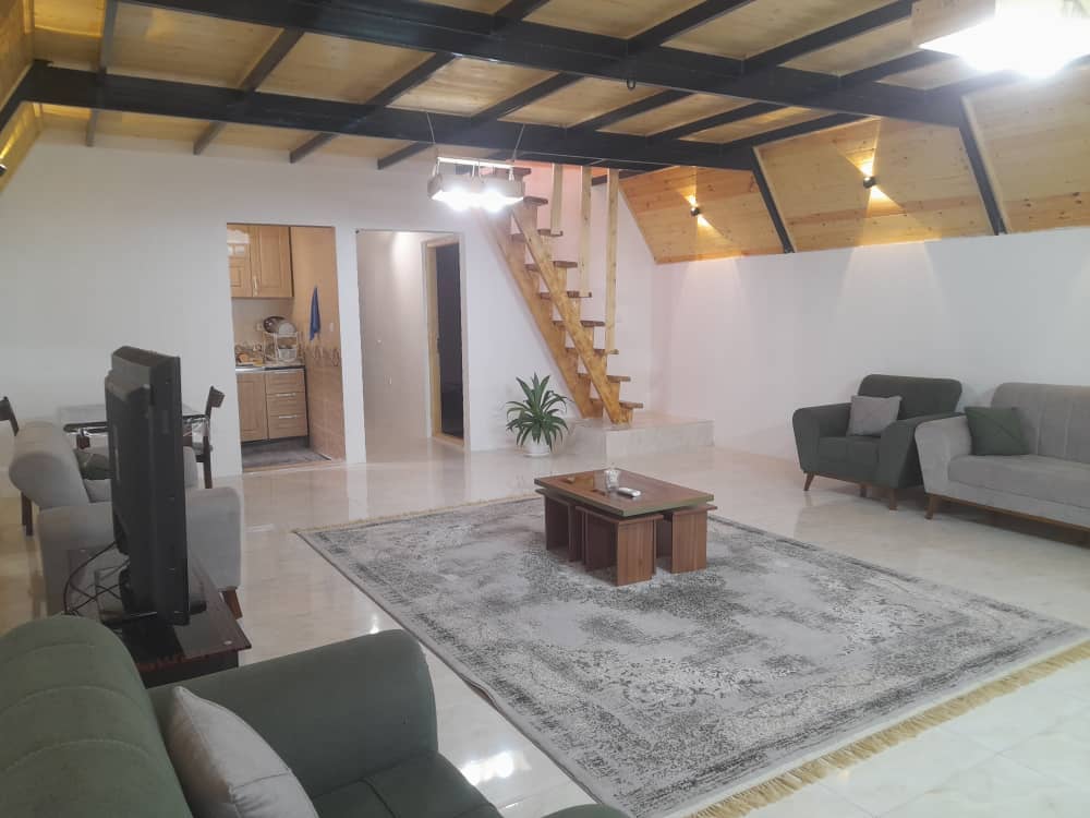 کلبه سوئیسی دوبلکس در روستای قادیکلا قائم شهر - پالم نمای ساختمان