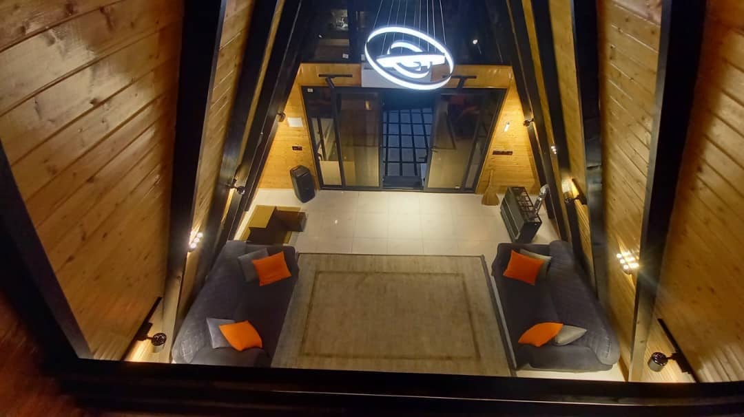 کلبه سوئیسی جکوزی دار در روستای رئیس‌کلا - لفور نما