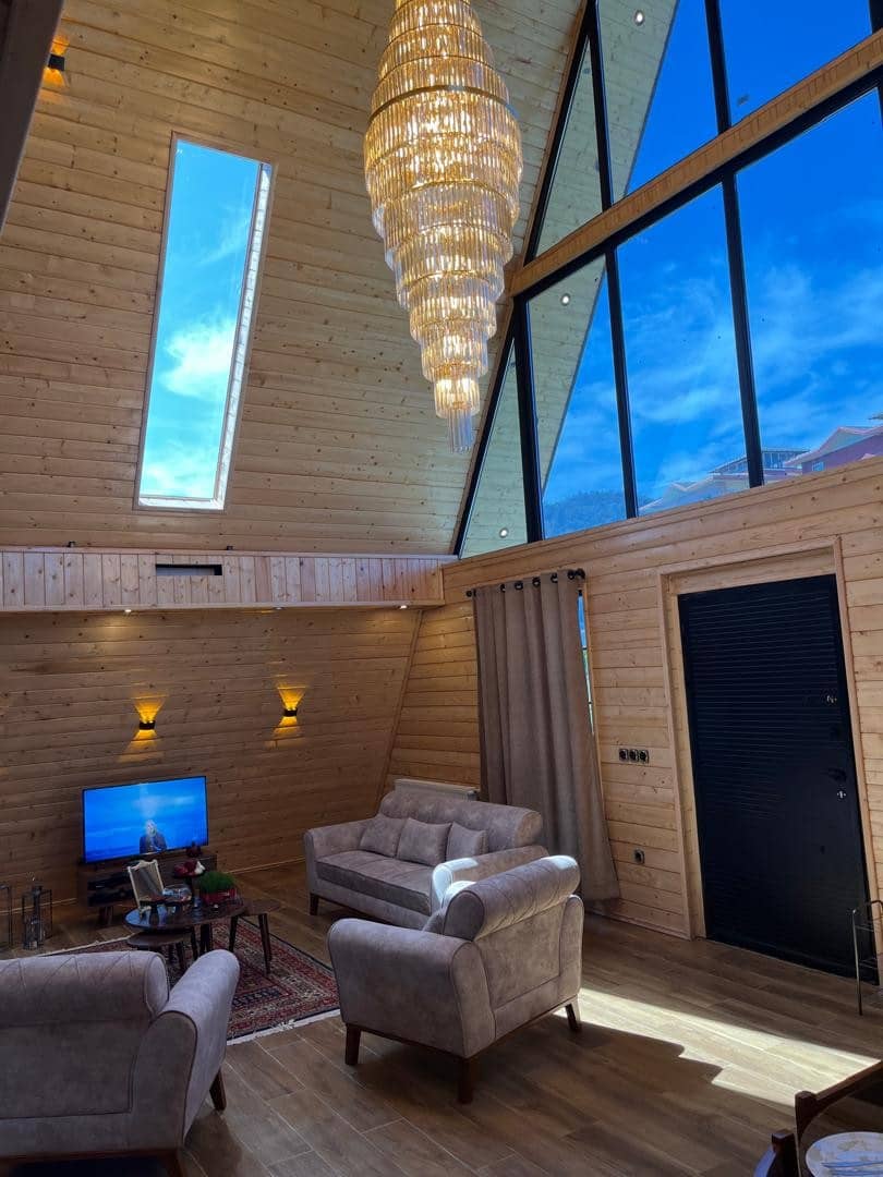 کلبه سوئیسی دوبلکس در چابکسر - دو خواب نمای ساختمان