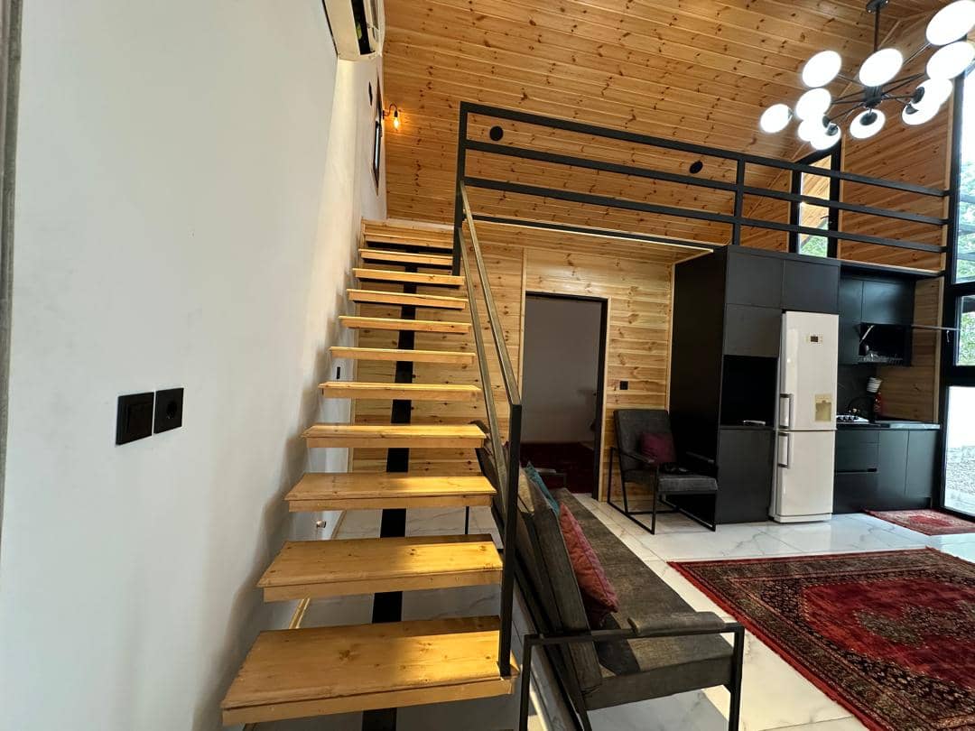 کلبه سوئیسی دوبلکس در چمخاله لنگرود