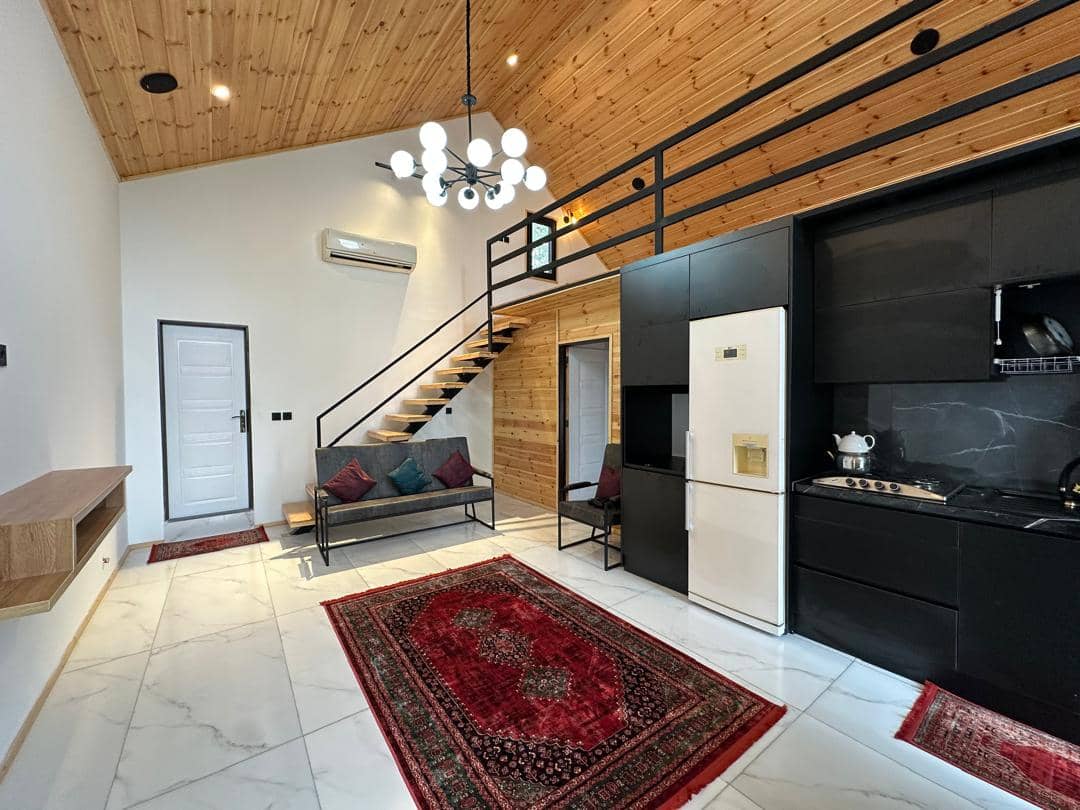 کلبه سوئیسی دوبلکس در چمخاله لنگرود