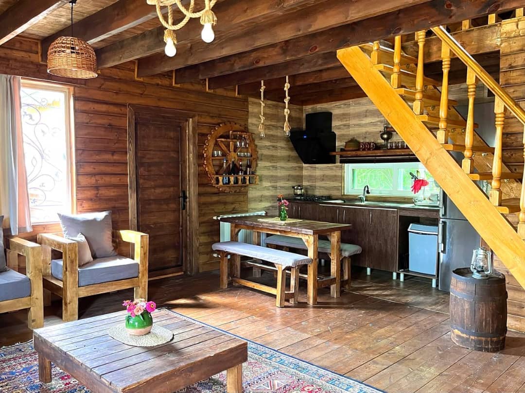 اجاره کلبه ساحلی در رودسر - 120 متری نما کلبه