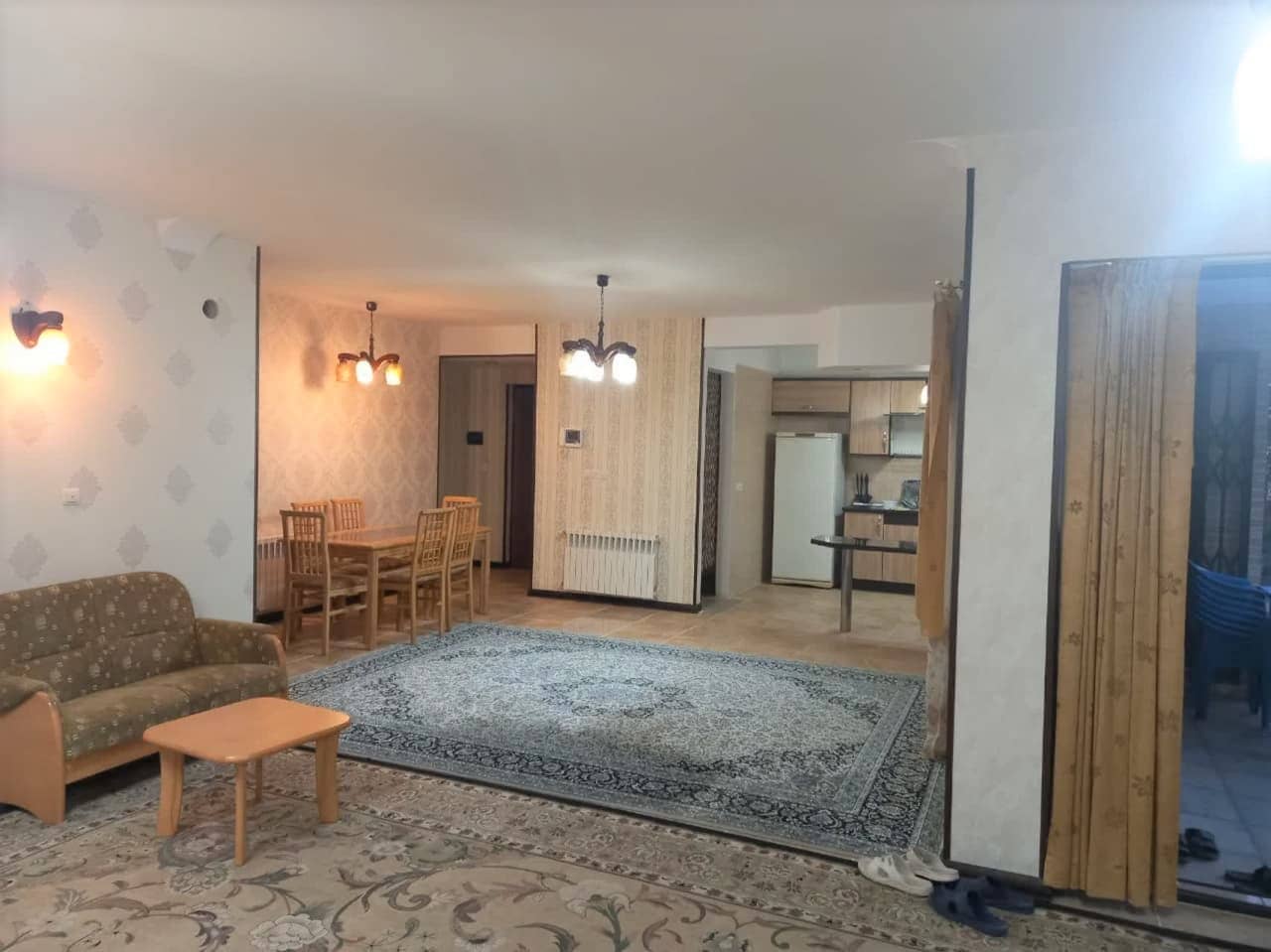 اجاره آپارتمان دو خوابه  در دهکده چادگان-120 متری