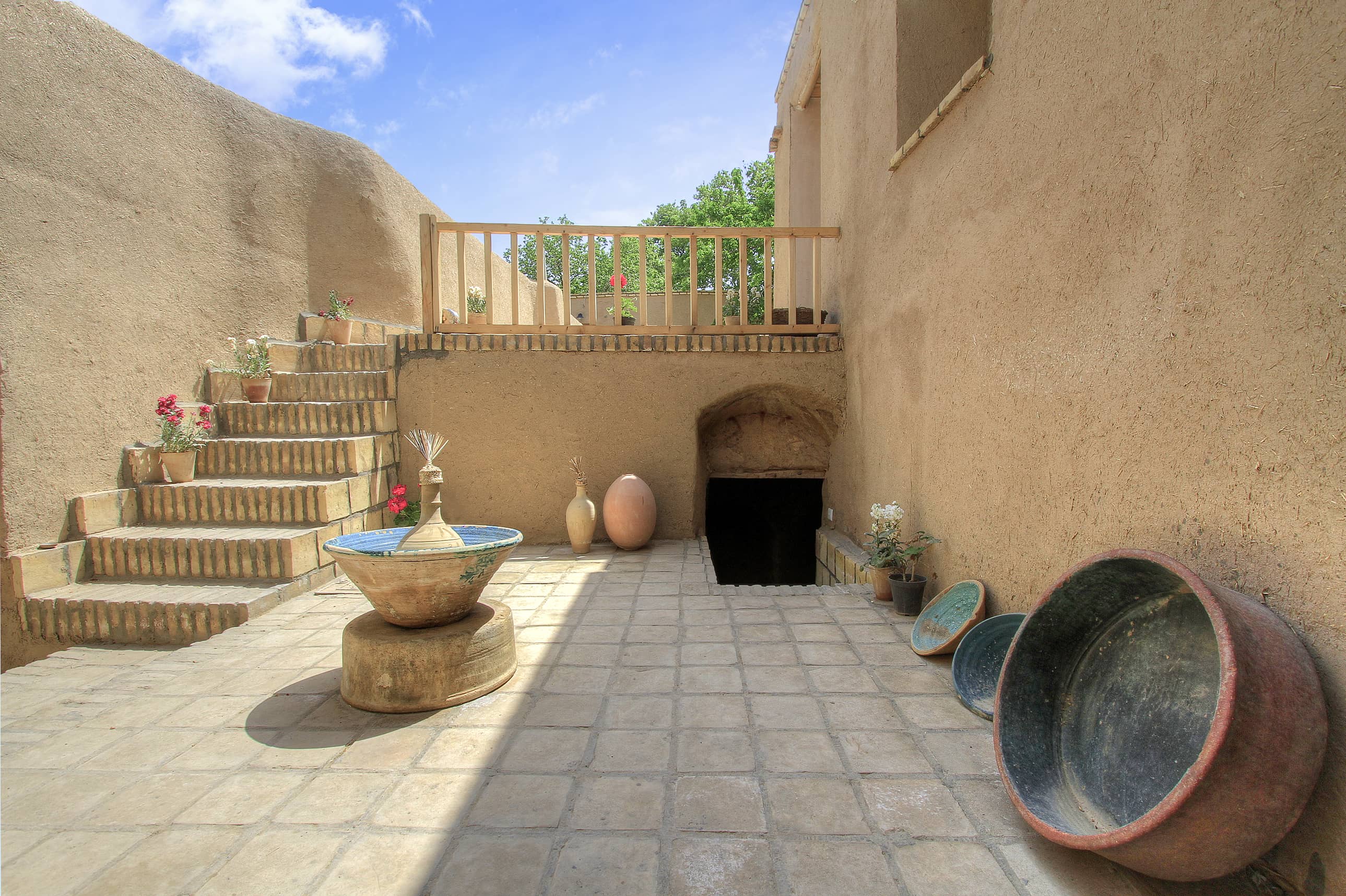 اجاره خانه سنتی در نطنز اصفهان - ایوان