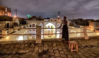 اجاره بومگردی در کمال الملک کاشان - اتاق محراب