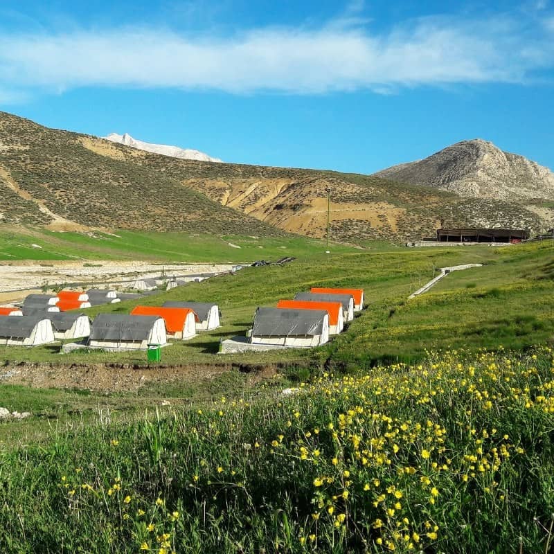 اجاره چادر بومگردی عشایری در حومه چلگرد - کوهرنگ