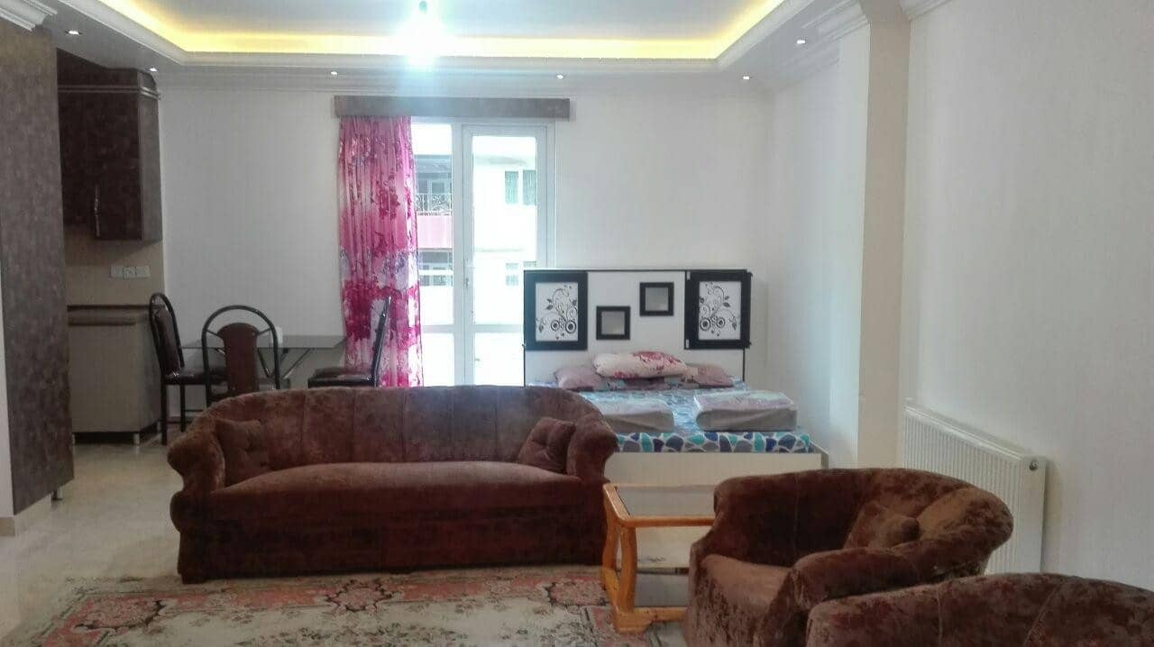 اجاره سوئیت مبله جنگلی یک خوابه در جاده زیارت گرگان - طبقه چهار