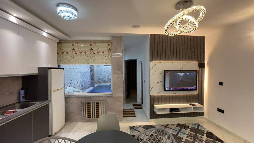 اجاره ویلا یک خوابه 100 متری  با استخر آبگرم ساحل آرام