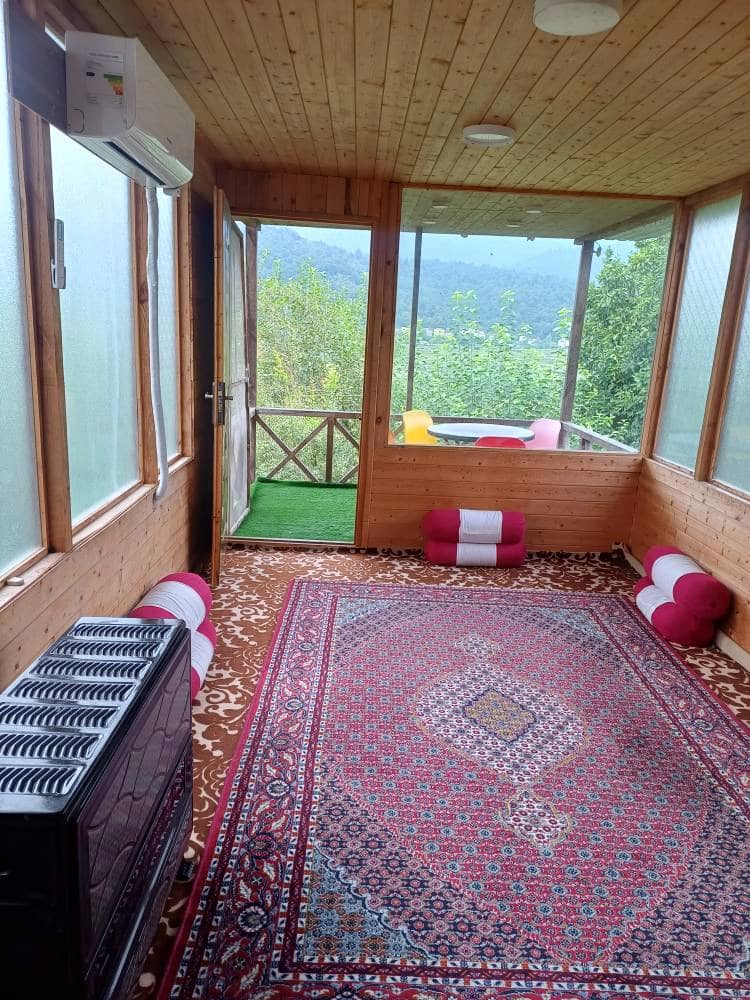 اقامتگاه بومگردی جنگلی در روستا کالی کلا شیرگاه نما اقامتگاه
