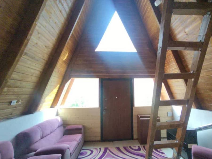 اجاره کلبه سوئیسی در روستا چهراز ناغان - 35متر  نما کلبه ها 