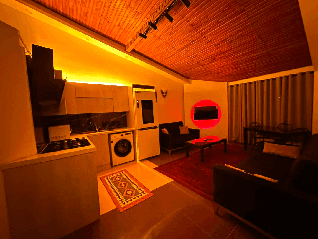 اجاره آپارتمان نزدیک ساحل در شهرک صدف کیش - 60 متر سالن 