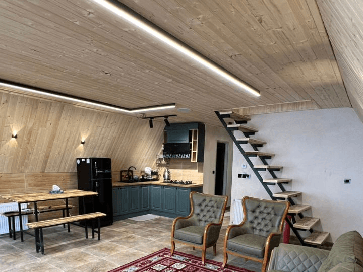 اجاره کلبه سوئیسی جنگلی در پنگاپشت ماسال - سه خواب نما کلبه سوئیسی 