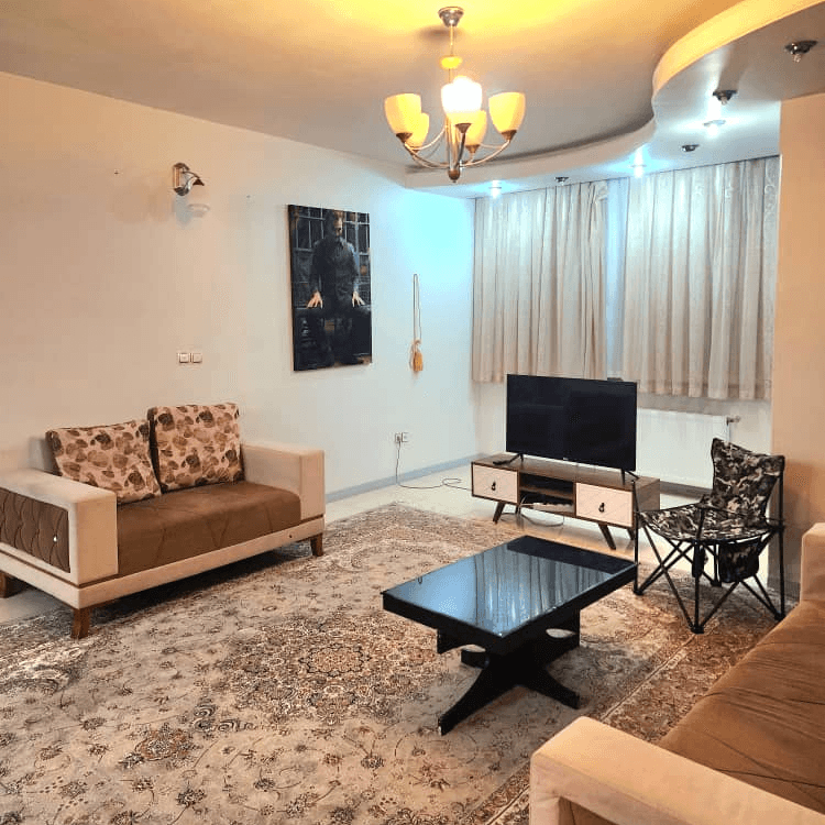  آپارتمان مبله در معالی آباد - کاج 2  سالن و اشپزخانه