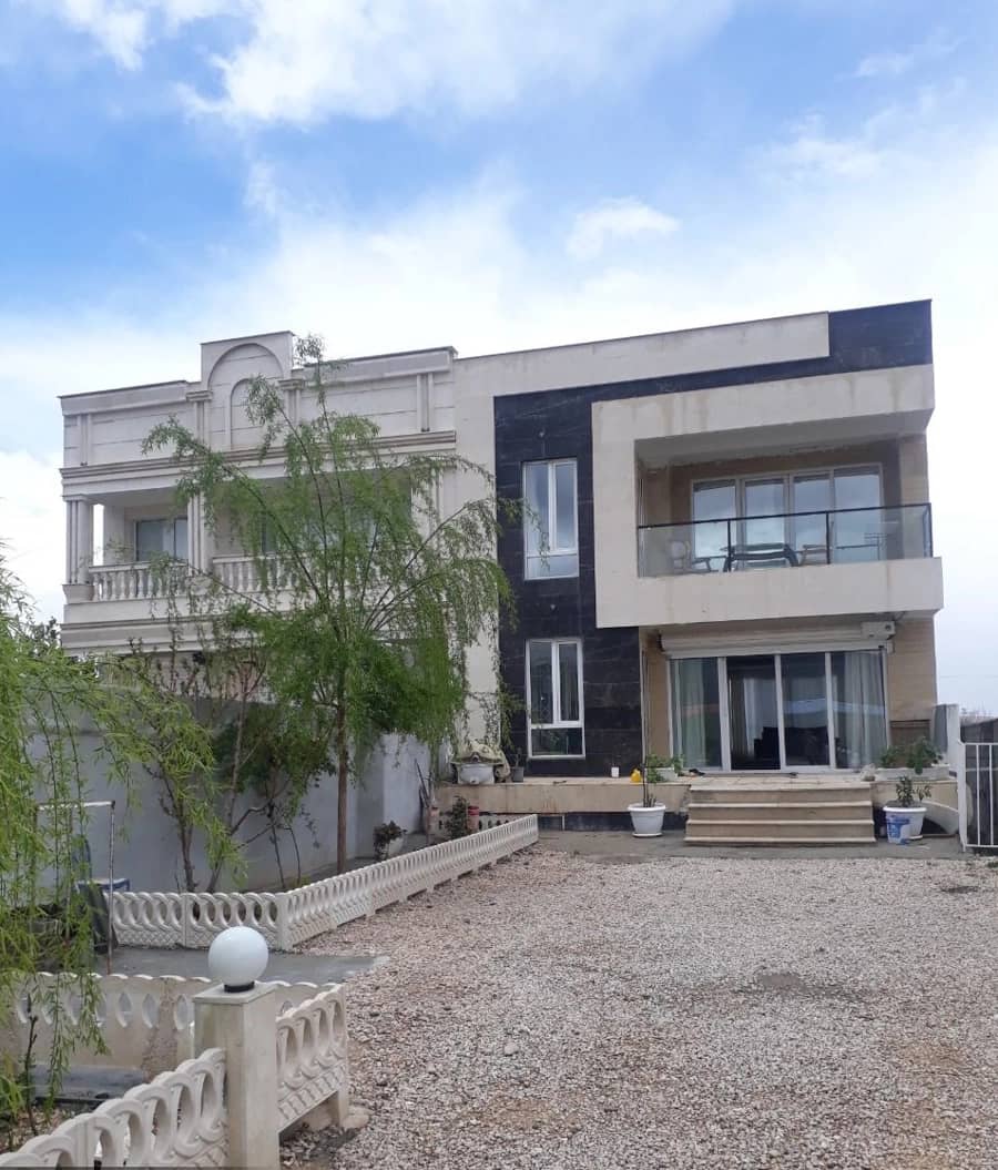 ویلا دوبلکس در روستای خوش‌ منظر بجنورد  نما ساختمان 