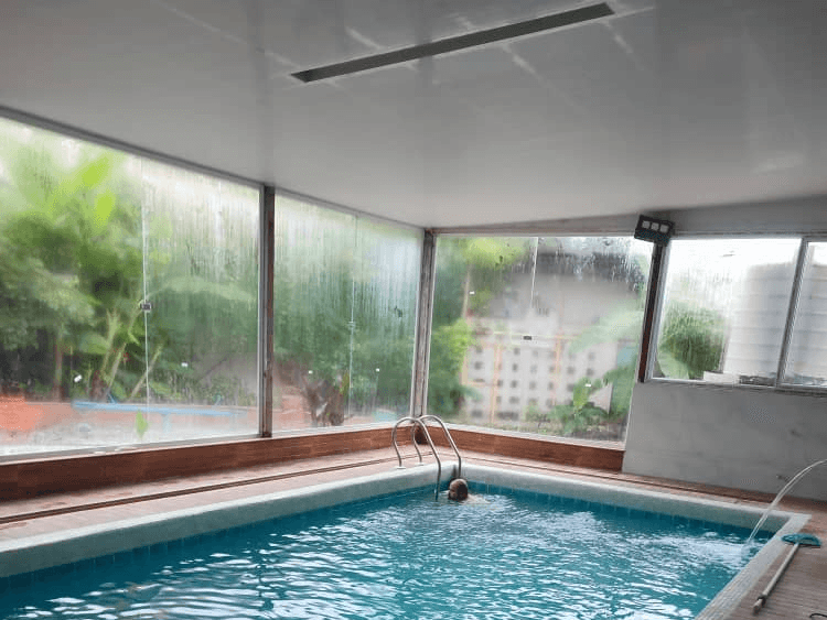 ویلا با استخر سرپوشیده آبگرم در روستای چنگاز آمل