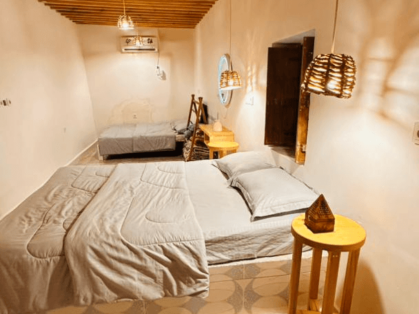 اقامتگاه بومگردی در روستا طبل قشم - لنگر محوطه و استخر