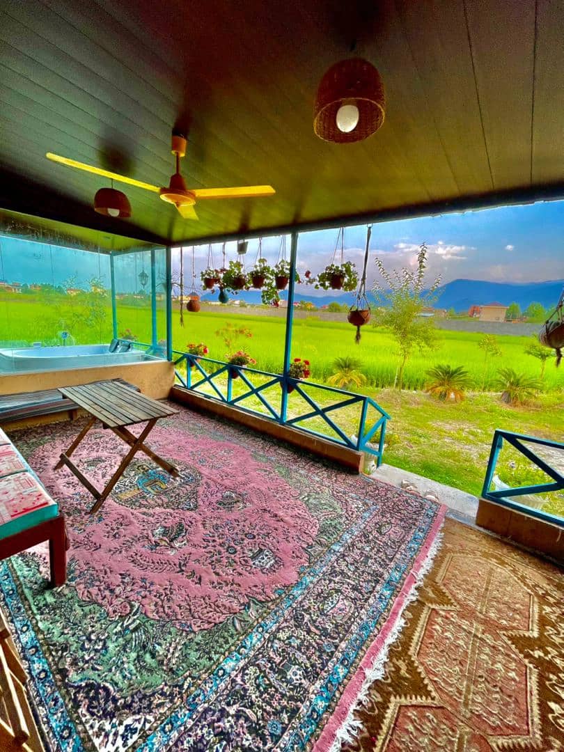 خانه ویلایی جکوزی‌دار در روستای تازه آباد سلمانشهر ایوان