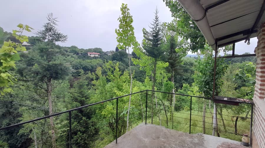 بومگردی در روستا پرچیکلا ساری  نما ساختمان 