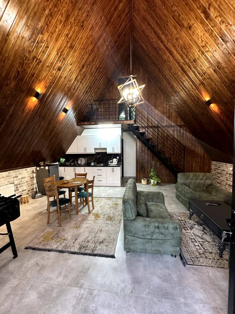 کلبه سوئیسی دوبلکس جکوزی دار در متل قو  نما 