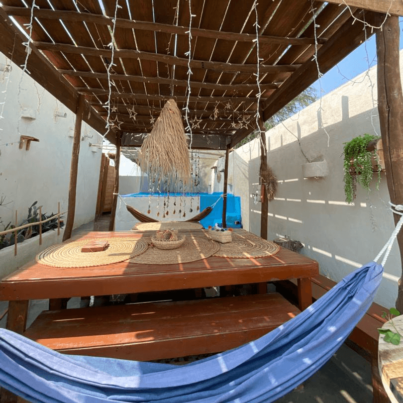 اجاره اقامتگاه بومگردی با استخر روباز در طبل قشم - طلوع