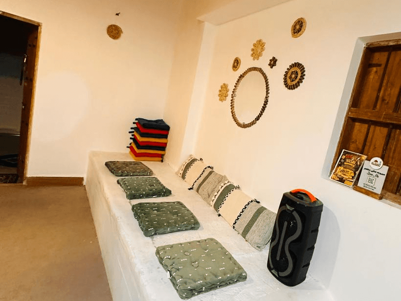 اقامتگاه بومگردی در روستا طبل قشم - لنگر محوطه و استخر