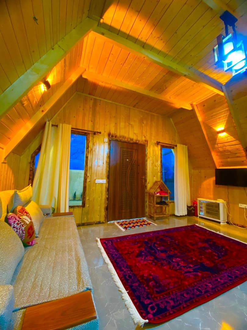 کلبه سوئیسی جنگلی دوبلکس در افراسیاب کلا نور نما