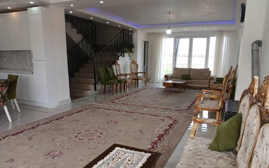 ویلا دوبلکس در روستای خوش‌ منظر بجنورد  نما ساختمان 