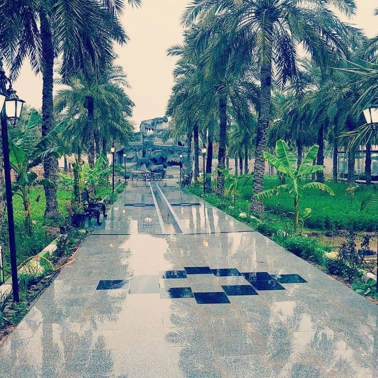 اجاره سوئیت ویلایی در روستا مغیطیه آبادان - 102  محوطه باغ اقامتگاه 