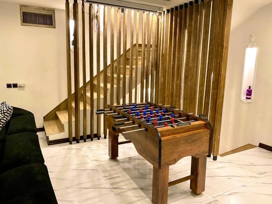 ویلا با استخر روباز آبسرد و جکوزی در روستای چندار کوهسار - کاج نما و محوطه 