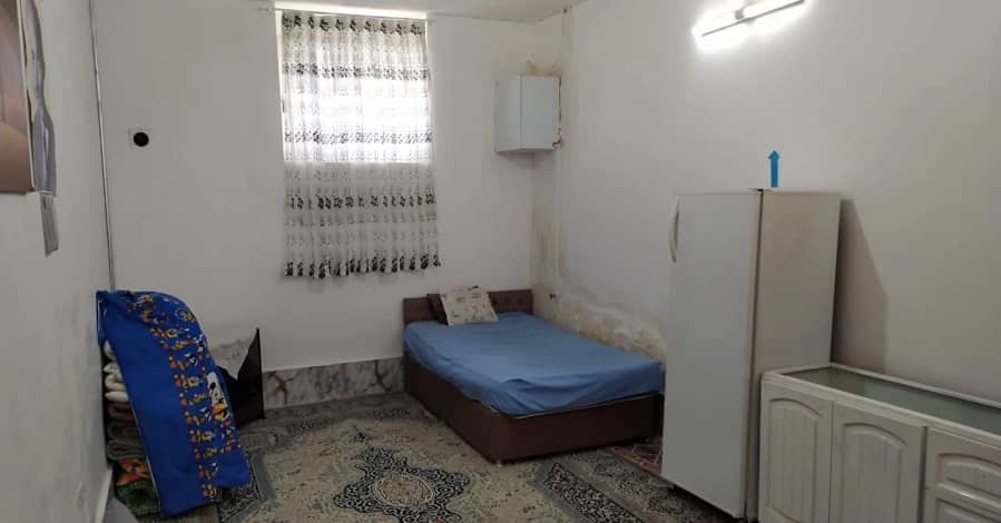 سوئیت بومگردی در روستا مزینان داورزن - 1  حیاط 