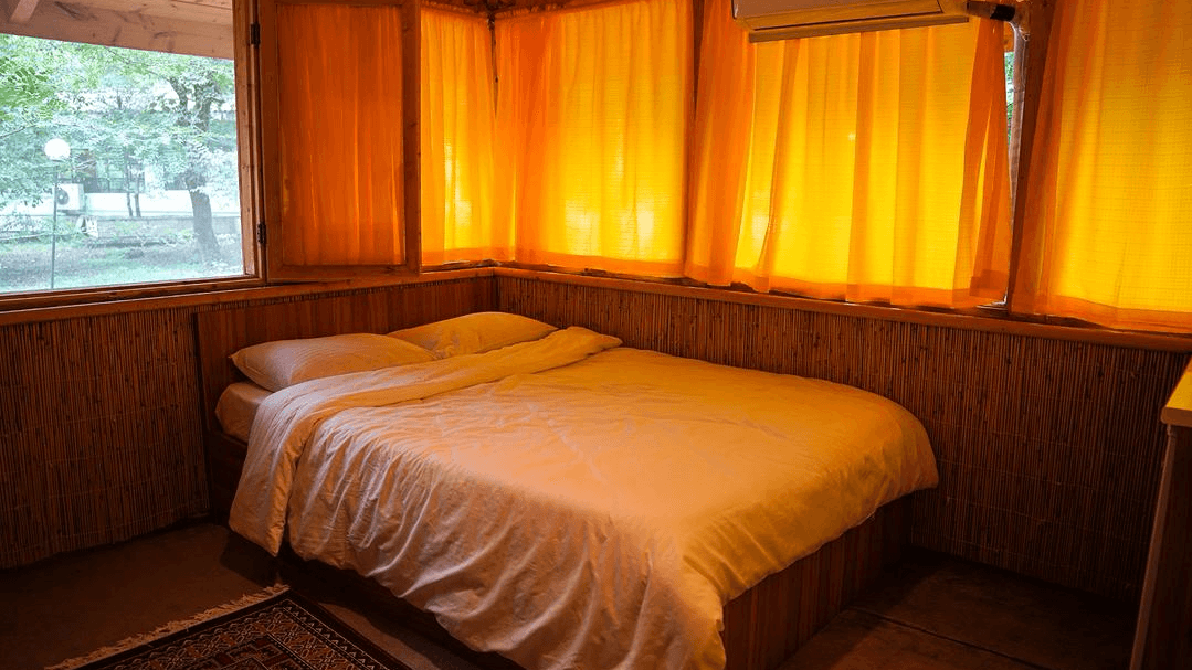 کلبه جنگلی در جنگل های سه هزار تنکابن - اکونومی افرا  نما