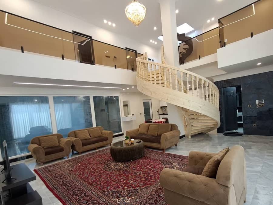 اجاره ویلا با استخر سرپوشیده آبگرم در بابلسر  نما ویلا 