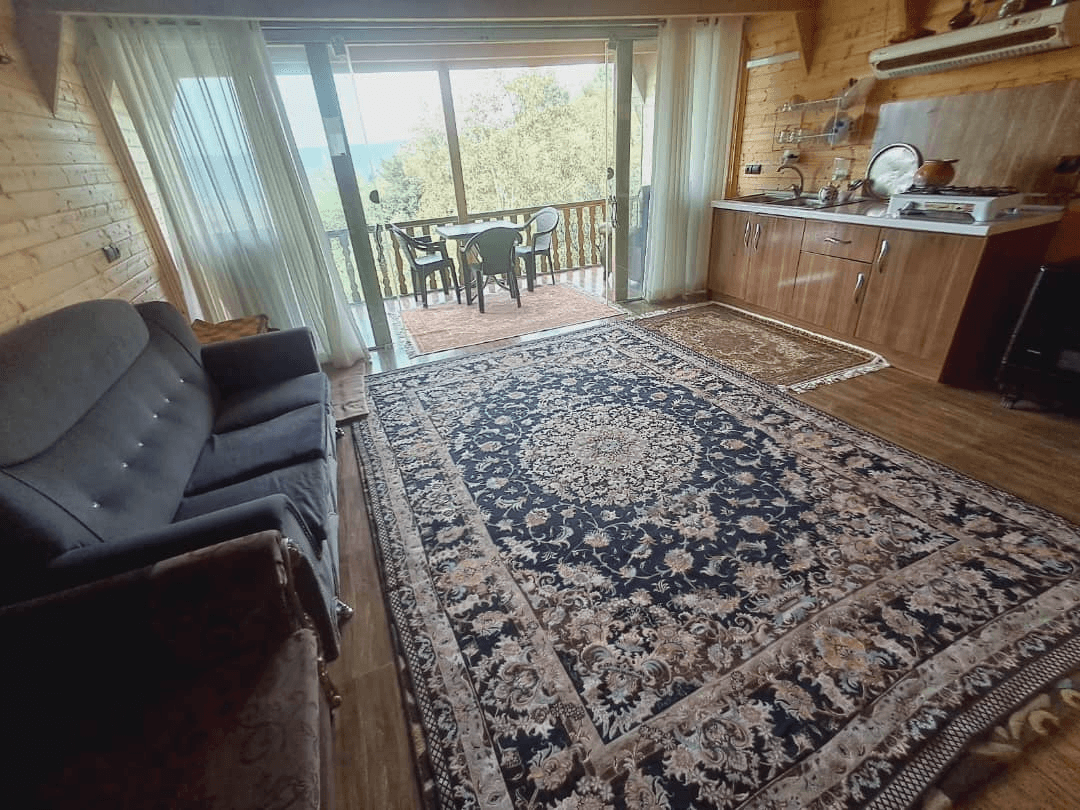 اجاره کلبه سوئیسی در روستا قرآن تالار شیرگاه - لفور  نما کلبه 