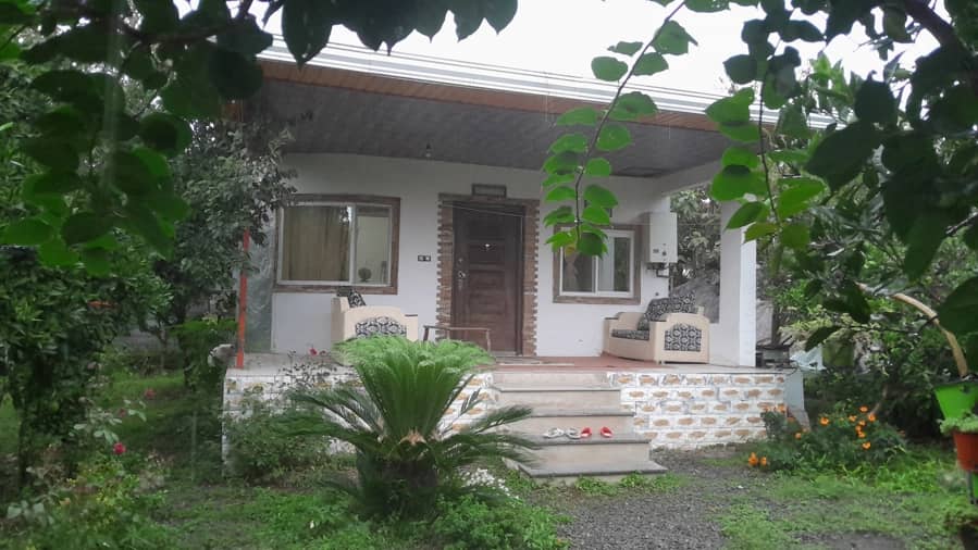 ویلا باغ در روستای کلاصفا آمل نمای ویلا