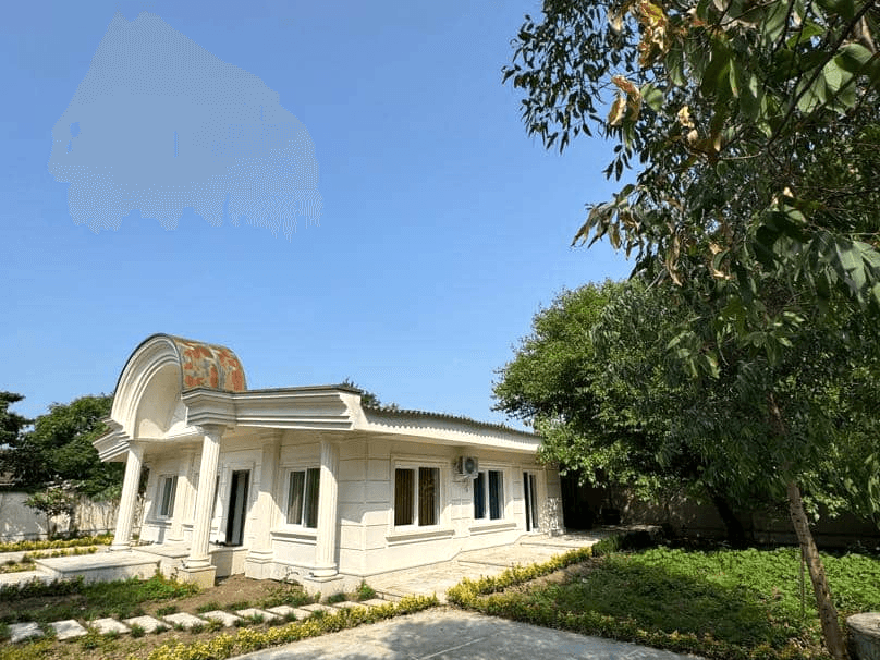 ویلا استخر سرپوشیده آبگرم در رامسر  نما ویلا 