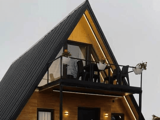 اجاره کلبه سوئیسی جنگلی در پنگاپشت ماسال - سه خواب نما کلبه سوئیسی 