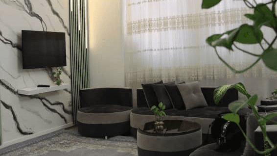 اجاره آپارتمان مبله نزدیک حرم در قم سالن