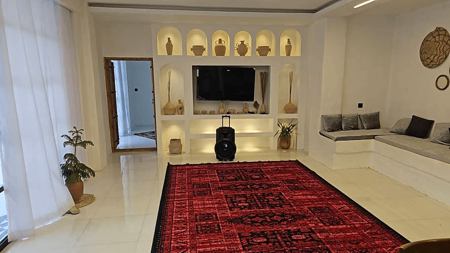 ویلا با استخر روباز آبسرد در هفت رنگو قشم - سه خواب نما ویلا با استخر روباز آبسرد