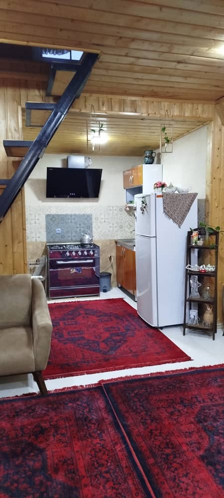 کلبه سوئیسی دوبلکس جنگلی در روستای مهدیخانمحله - ماسال نما