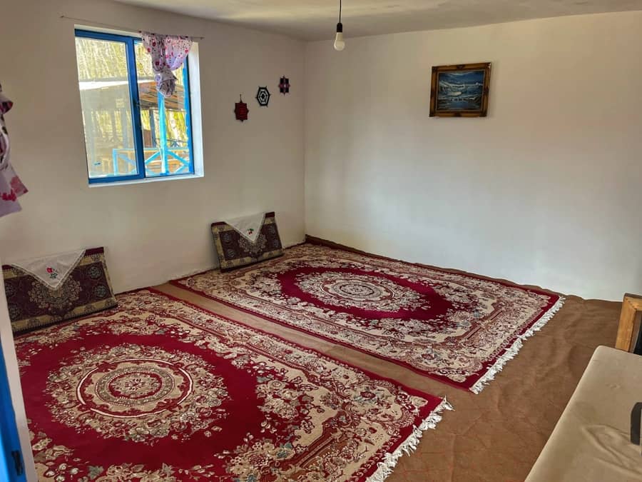 اجاره بومگردی در روستا لتیین تالش - سرخدار  عکس از بالا مجموعه 