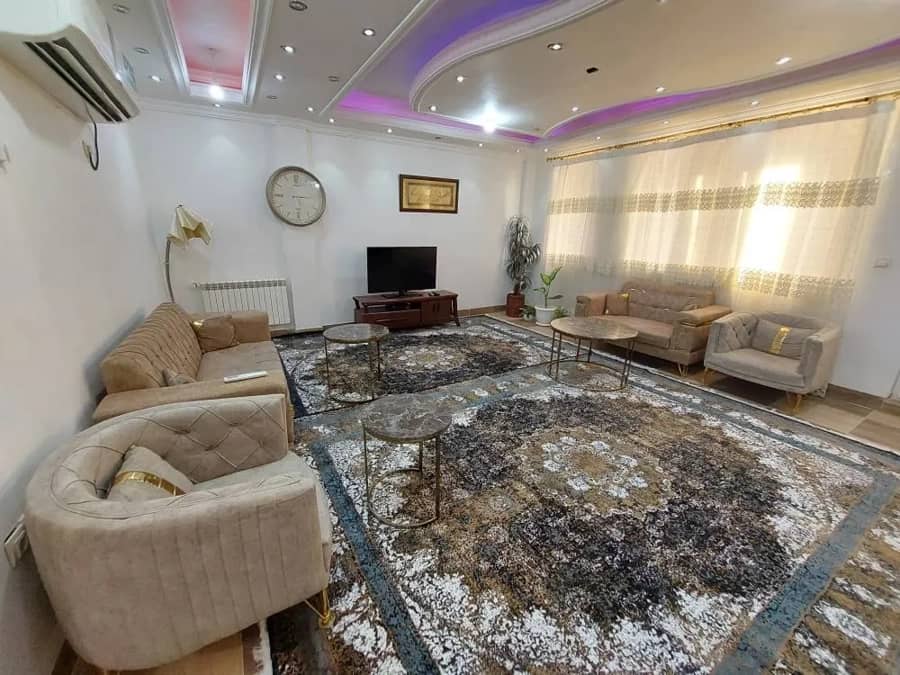 آپارتمان مبله در بلوار شهید یاسینی بوشهر - طبقه دوم سالن
