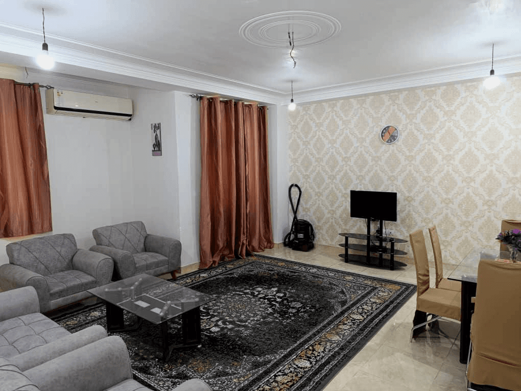 آپارتمان مبله دو خوابه در شهرک الهیه قشم - طبقه دوم سالن