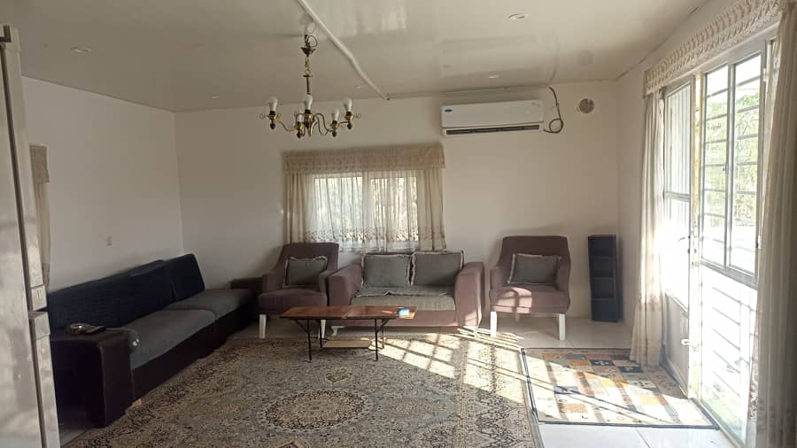 ویلا باغ در روستای یفران اصفهان - جاده زیار  نما ساختمان 
